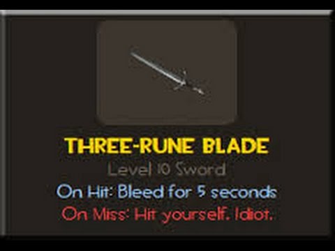 Crafting fail then SUCCESS?! (Three Rune Blade) - YouTube
