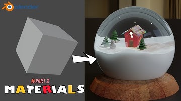 Snow globe in blender 3.0-Part 2