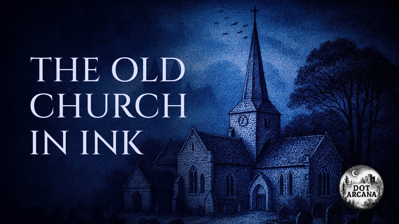 An Old English Church & Graveyard Drawn in Dots - St. Giles, Horsted Keynes