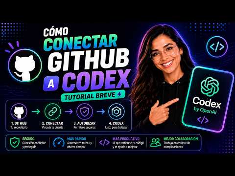 Conectar GitHub a Codex en 2 Minutos | Tutorial (2026)