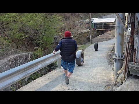 함백산  내일 굴피집 어르신  고 <strong>신성일</strong> 스타일 머리이발 !
