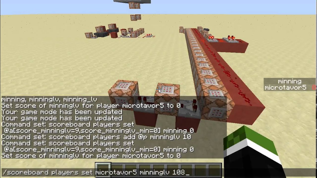 Minecraft 1.8 Block RPG Ore Regeneration With Command