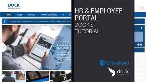HR & Employee Portal with Dock Tutorial