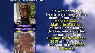 Mary Germina Mathurin Marshall short