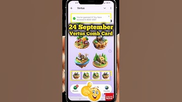 vertus combo today । vertus code today । 24 September । vertus combo 24 september #short