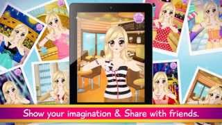 Claire Salon - The Beautiful Imagination with Hair Styles Game on iPhone/iPod Touch/iPad screenshot 1