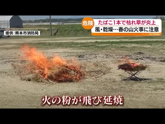 Burning household garbage
