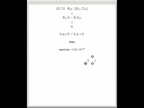 An Efficient Test for a Point to Be in a Convex Polygon