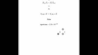 An Efficient Test for a Point to Be in a Convex Polygon