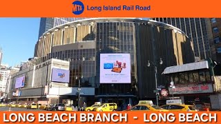MTA Long island Railroad to Long Beach Boarding Call Announcements at New York Penn Station 