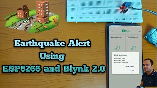 DIY Earthquake Alert System with Vibration Sensor and Blynk IoT | Blynk IoT Projects screenshot 3