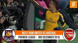 West Ham 1 5 Arsenal  2017  English Commentary HD