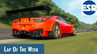 Lap of the week ferrari 488 gt3 @ nordschleife - 6:40.026 assetto
corsa ps4 driver: esr_joe only abs on. setup after lap!