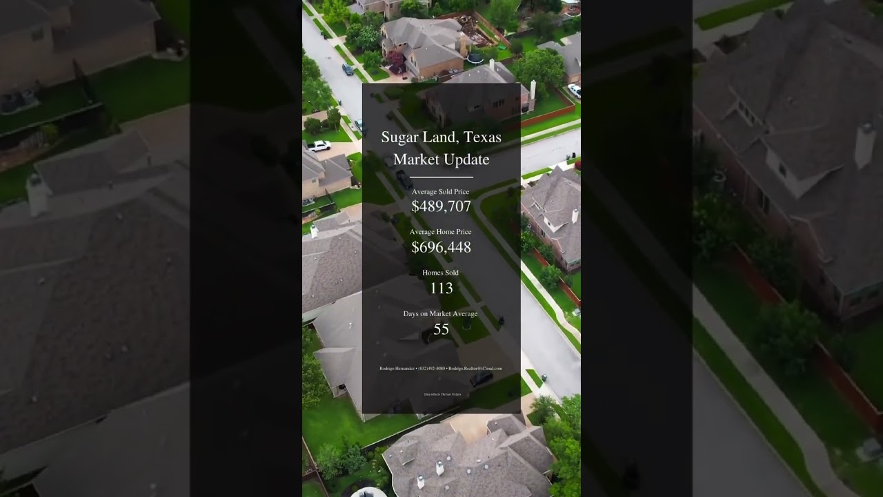 Market update for Sugar Land Texas 📍