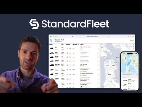 Tesla Fleet Management Dashboard: Web + iOS Apps from Standard Fleet - video from Standard Fleet