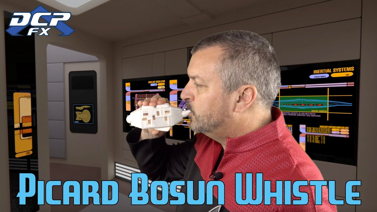 Star Trek VI Picard Bosun Whistle Print YouTube