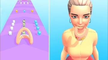 Teeth Run NEW BEST GAMEPLAY - IOS Android Gameplay - Levels (9-11).