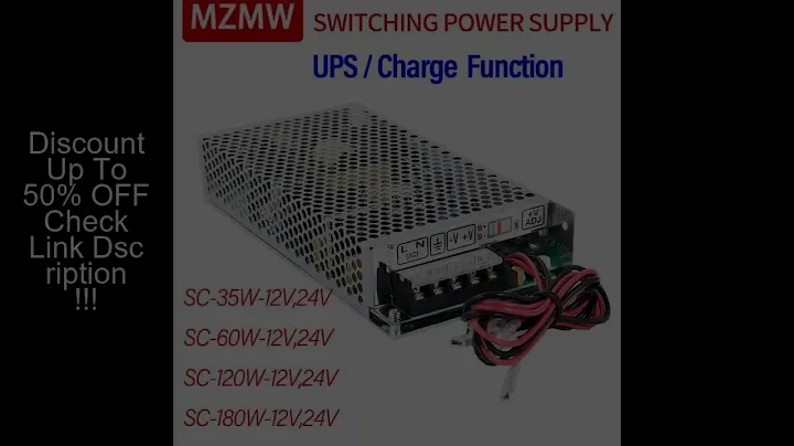 MZMW UPS/Charge Function Switching Power Supply SC-35W 60W 120W 180W 12V 24V Monitor 110/220v AC/DC
