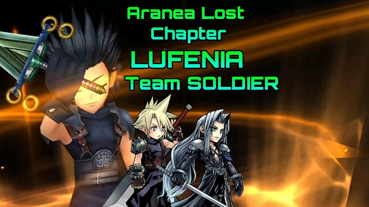 DFFOO JP: Aranea Lost Chapter LUFENIA Team SOLDIER