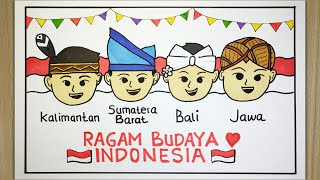 Cara membuat poster kebudayaan indonesia