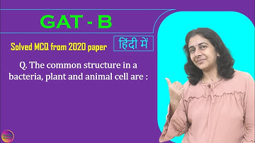 GAT-B 2020 | Solved MCQ | Solving Questions with Gauri ma’am