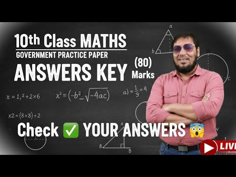10th Class MATHS | PAPER REVIEW | Part-(A&B) | GOVERNMENT PRACTICE ...