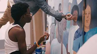 BLUE (2023)— Young Audiences Mural — Behind the Scenes