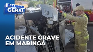 Motorista Sofre Batida Grave Aps Tentar Cruza Preferencial Em Maring