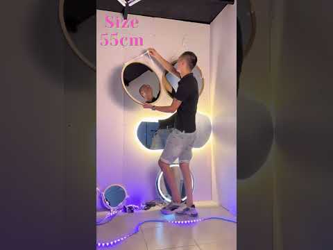 Video Gương treo tường viền gỗ giá sinh viên | Gương Hoàng... - youtube