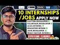 10 Internship Opportunities | Everyone Eligible | Amex | Flutter | React Native |  Multi Atoms