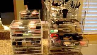 Muji and The Clear Cube Makeup Storage