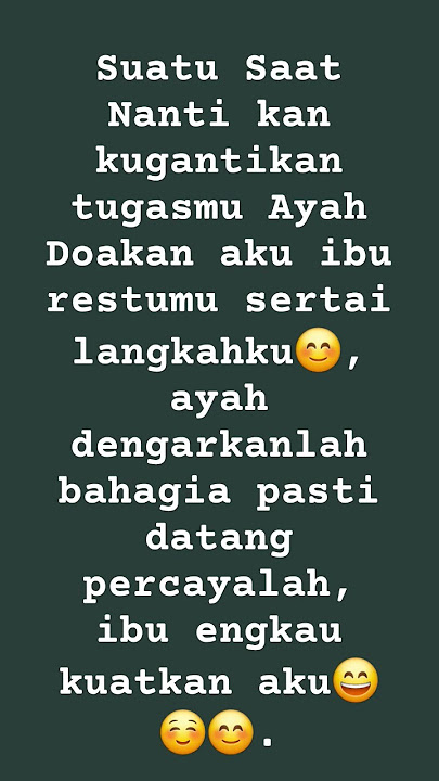 Lirik Lagu Ayah ibu #shorts