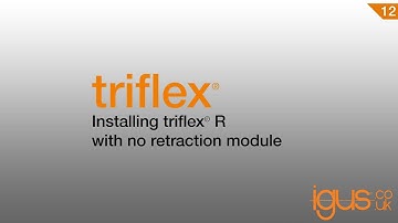 Showing robot assembly with triflex R, no retraction module