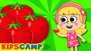 yummy tomato song kidscamp nursery rhymes