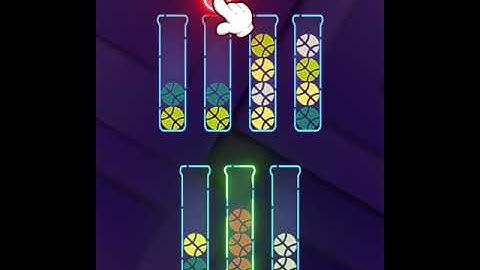 Neon Ball Sort - Bubble Color Sort puzzle Games