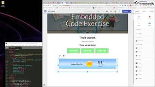 Session 9 Embedded Code Exercise