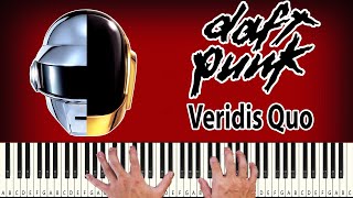 Daft Punk - Veridis Quo - PIANO TUTORIAL
