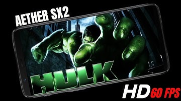The HULK (2003) Gameplay in OnePlus 9 | 60FPS | Aether Sx2-PS2 Emulator |Introduction 💯💯
