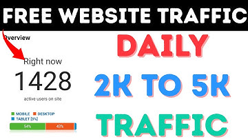 Free Website Traffic 2025 | Organic Traffic From Google