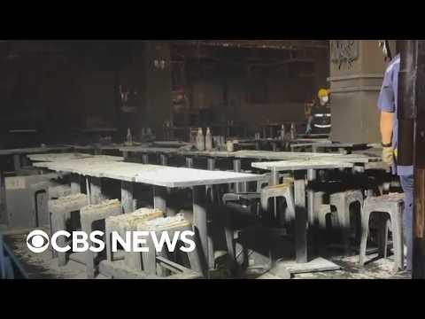 Videos show aftermath of deadly Bangkok bar fire
