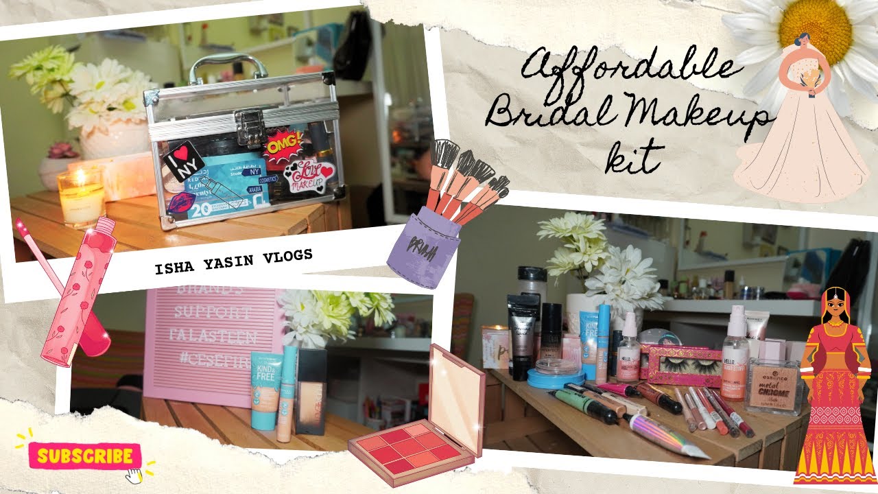 Affordable Bridal Makeup kit (Part 1) YouTube