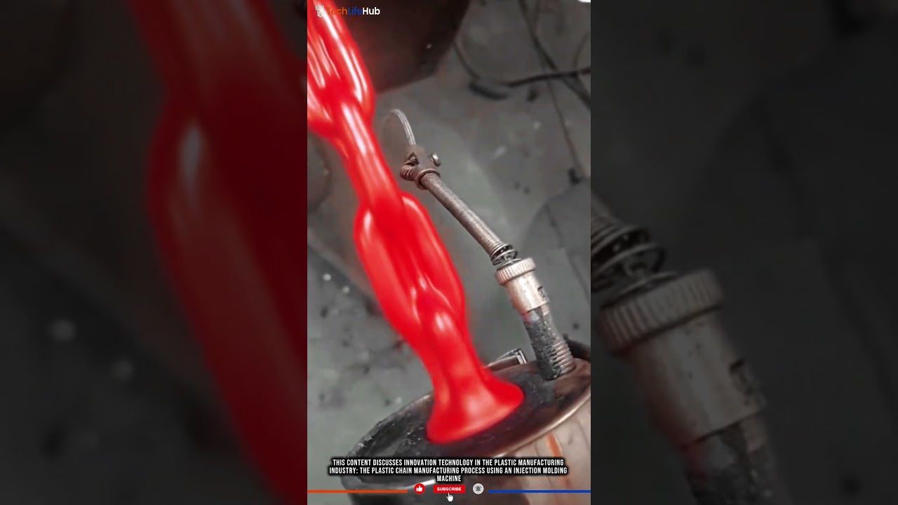 Innovation Technology Plastic Chain Molding Manufacturing with Servo Electric Injection Molder 