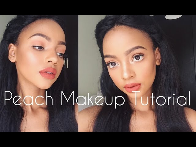 Summer Peach Makeup Tutorial | Soft Glam | MIHLALI N