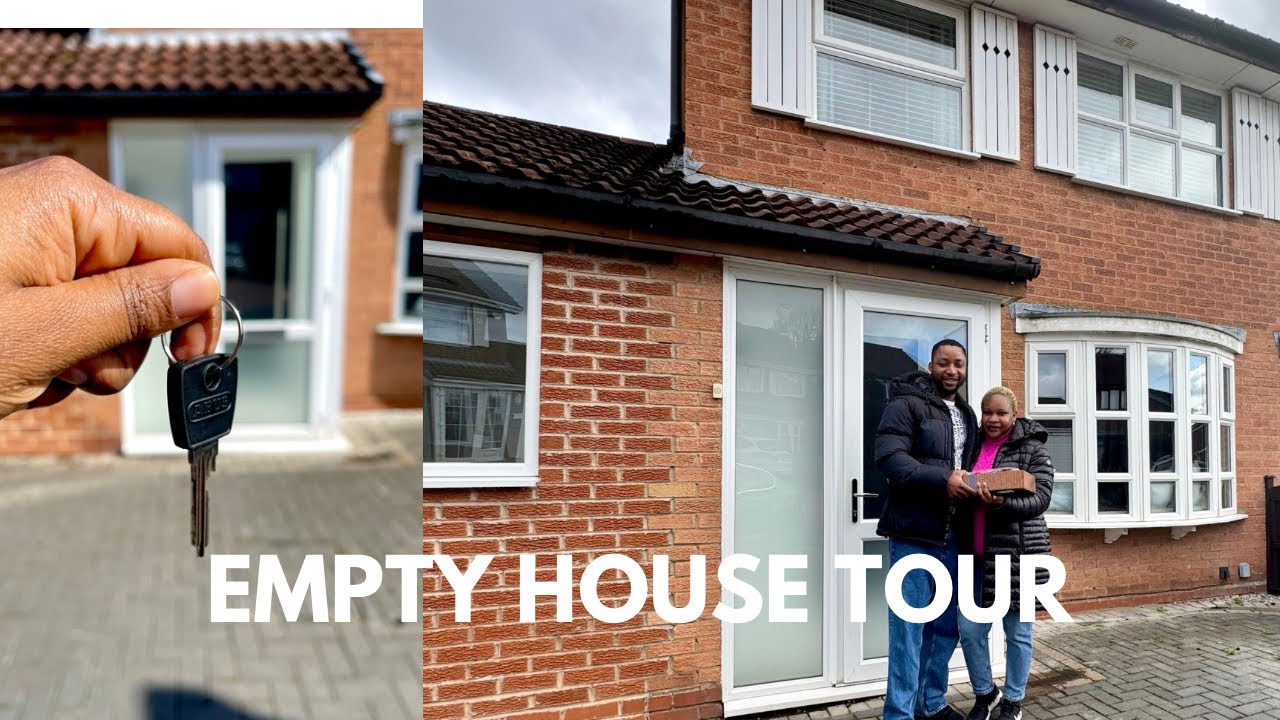 OUR EMPTY HOUSE TOUR UK | 3 BED SEMI DETACHED HOUSE | BIRMINGHAM - YouTube