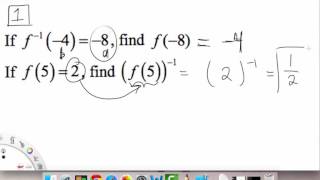 Inverse Functions   Example 1 & 2 | Precalculus | Griti