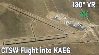 3D 4K Vr 180 Degree Ctsw Landing Into Double Eagle Kaeg Albuquerque, Nm