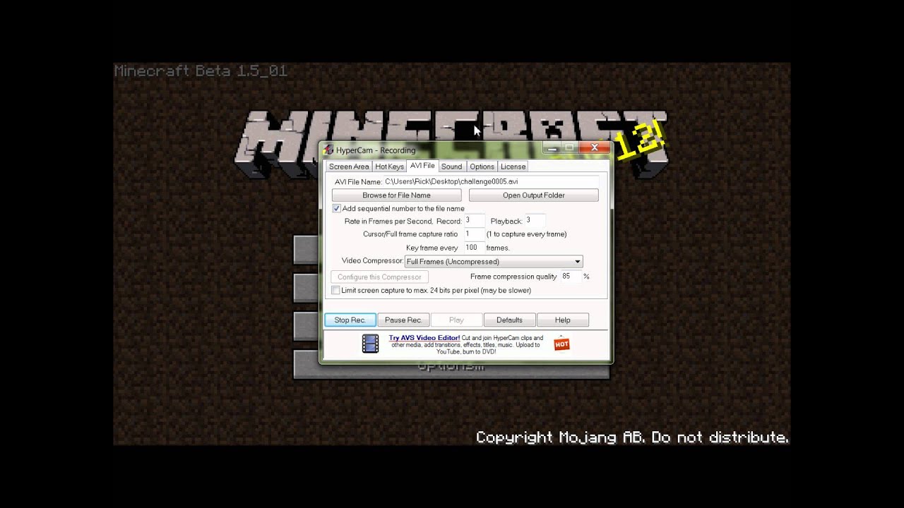 recording/uploading help video