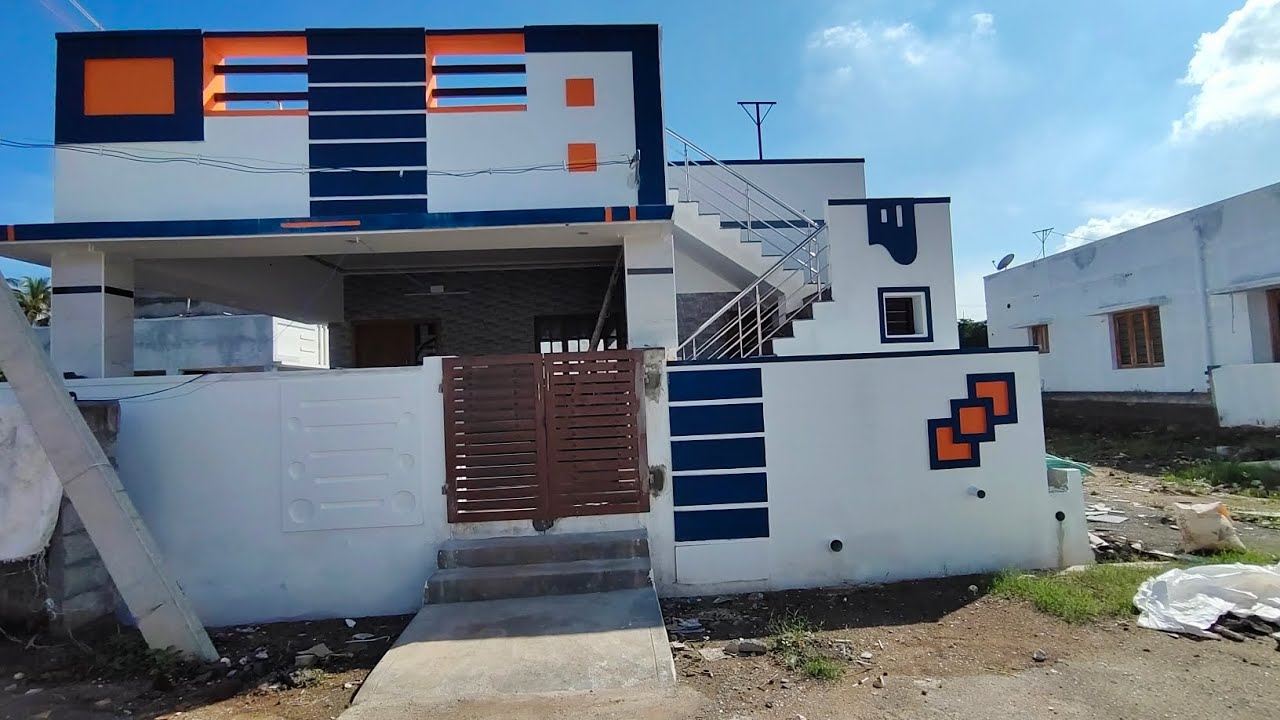 House sale in erode 1500sqft Northeast corner individual house