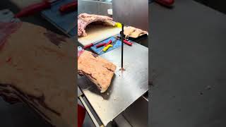 Cutting ribs like a pro #viral #meatmarket #food #breakdown