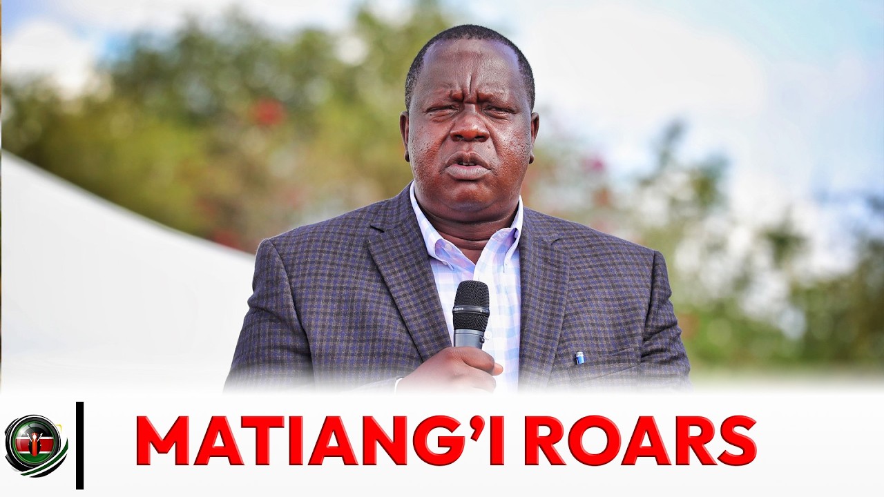 Breaking: Fred Matiang'i Roars From UK, Ruto Hides